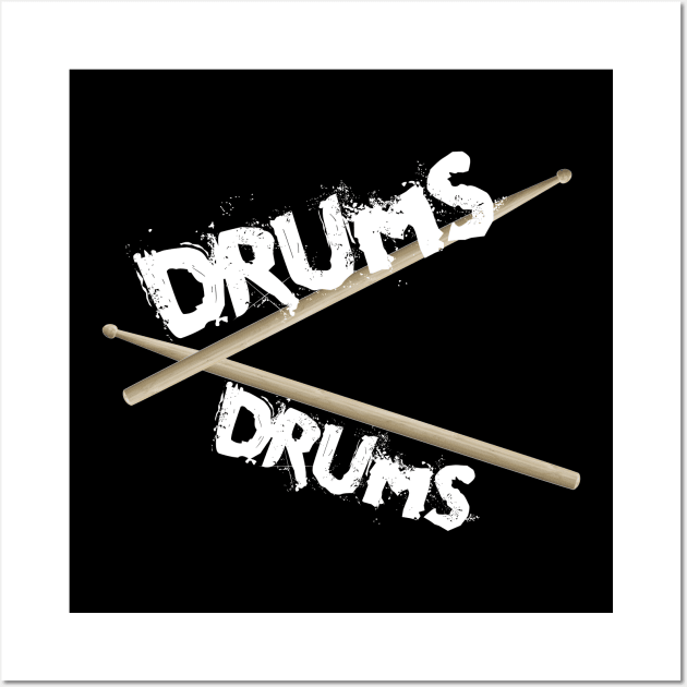 Drums Wall Art by Altaria Design